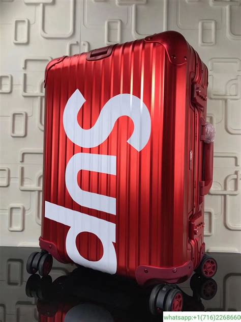 supreme lv suitcase